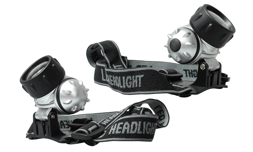 Image 3: 19 LED Light 3-Mode Headlamp