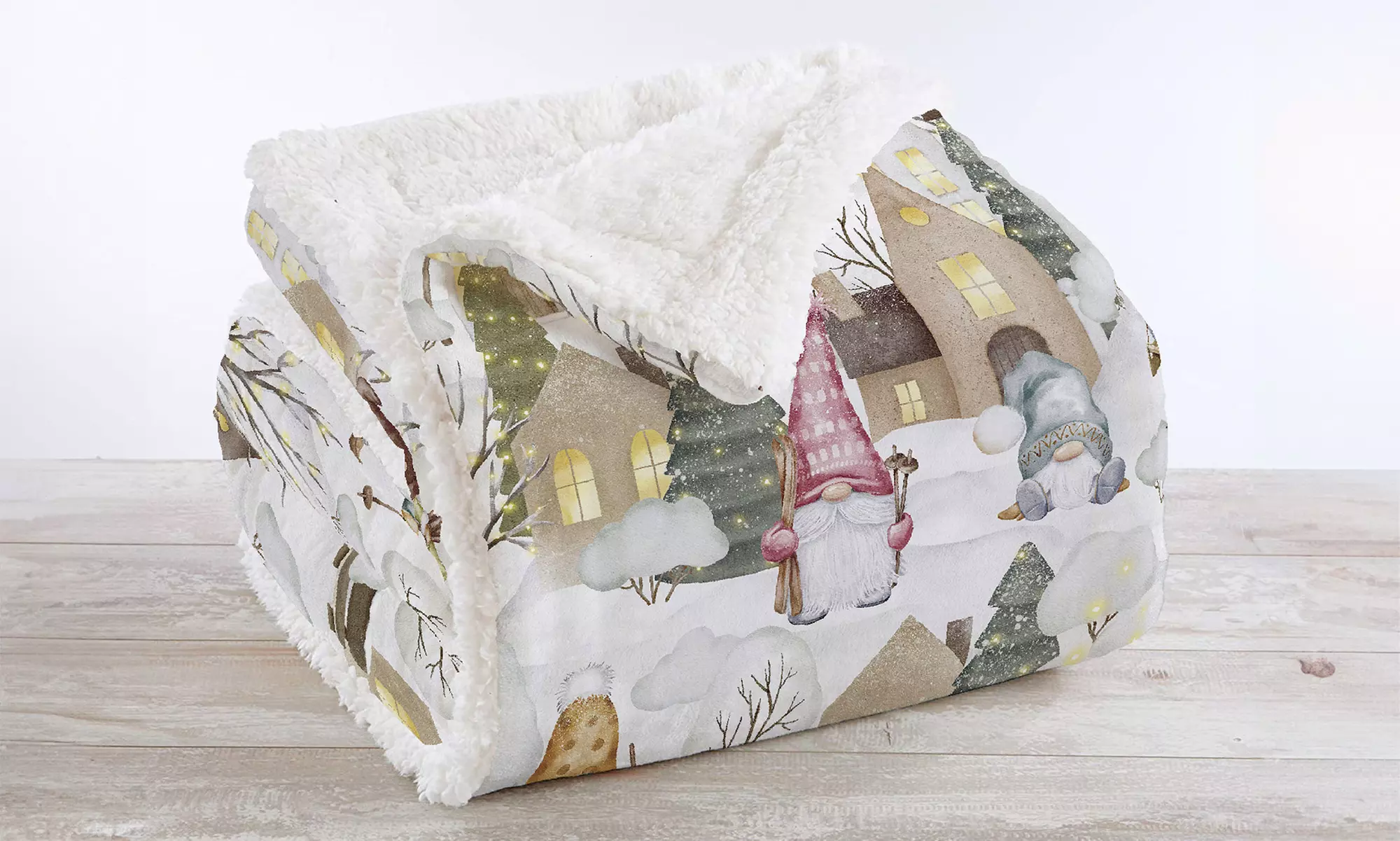 Warme Sherpa-Decke „Vermont“