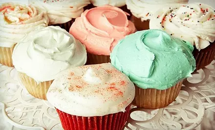 One Dozen Cupcakes or Cake Pops with Delivery from The Cupcake Café (Up to 52% Off) - Primary Image