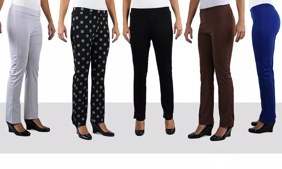 Women's Pull-On Ponte Pants - Primary Image