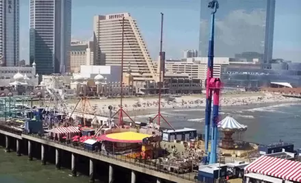 Ride for Two on The Mix, The Sling Shot, or Both at Steel Pier in Atlantic City (Up to 52% Off) - Primary Image