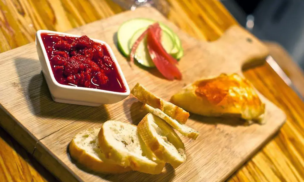 C$89 for Dinner for Two with Appetizers, Entrees, Dessert, and Wine at Wine Bar (Up to C$153 Value) - Second Medium