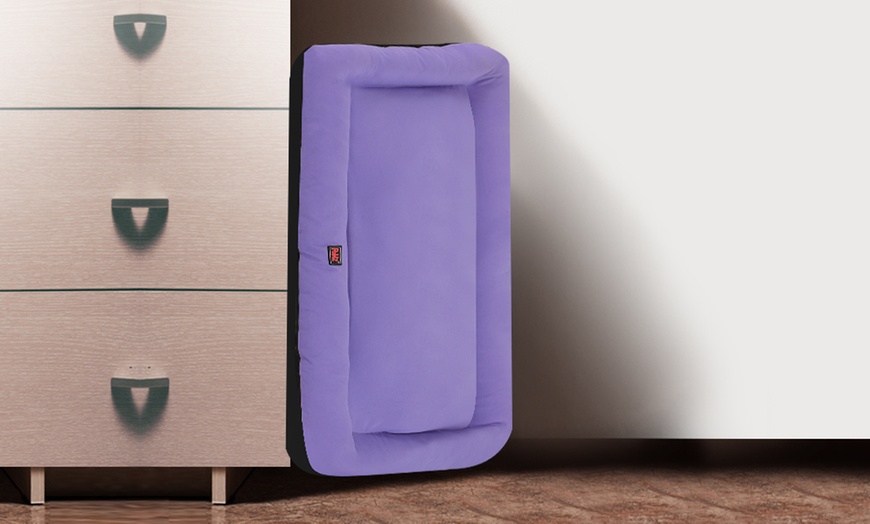 Image 4: Purple Canvas Pet Bed