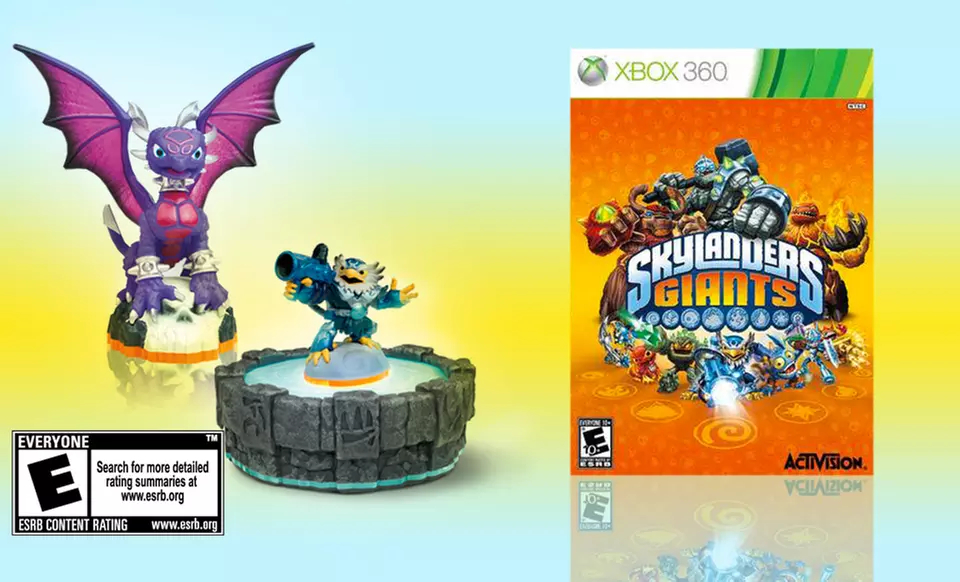 Skylanders Giants Bundle for Xbox 360 with Video Game, Portal of Power, and 2 Character Figurines. Free Returns - Primary Image
