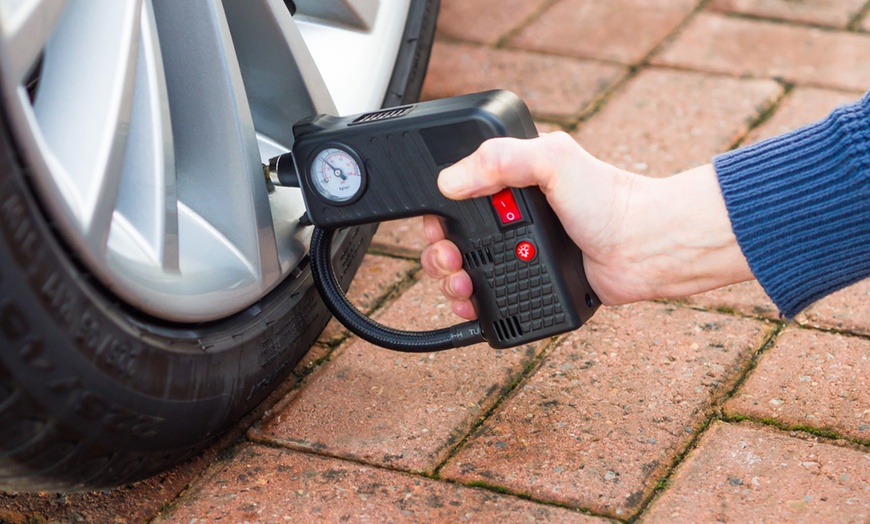 Image 1: Portable Tyre Air Compressor