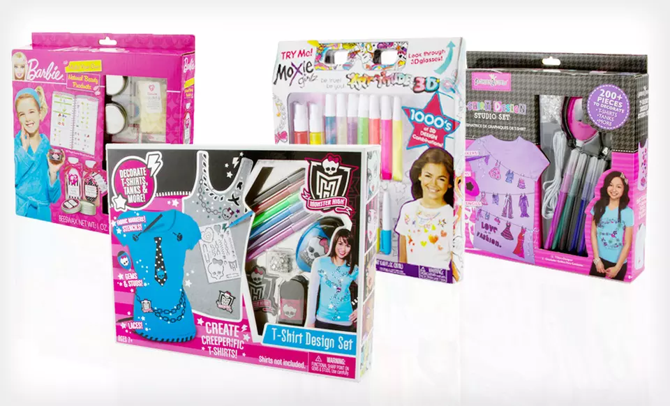Girls’ Fashion, Art, and Beauty Product Sets (Up to 58% Off). Four Options Available. Free Returns. - Primary Image