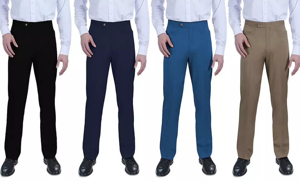 Sansabelt Men's Bing Melange Trouser. Multiple Colors Available. Free Returns. - Primary Image