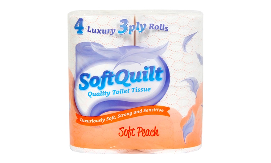 Image 3: Three-Ply Quilted Toilet Paper