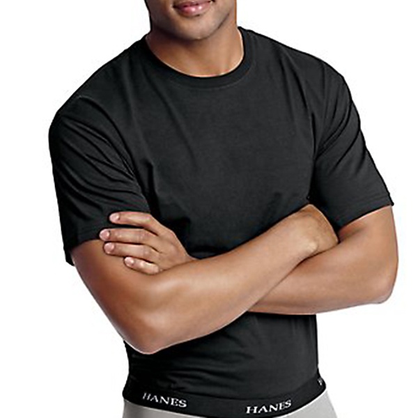 black hanes undershirts