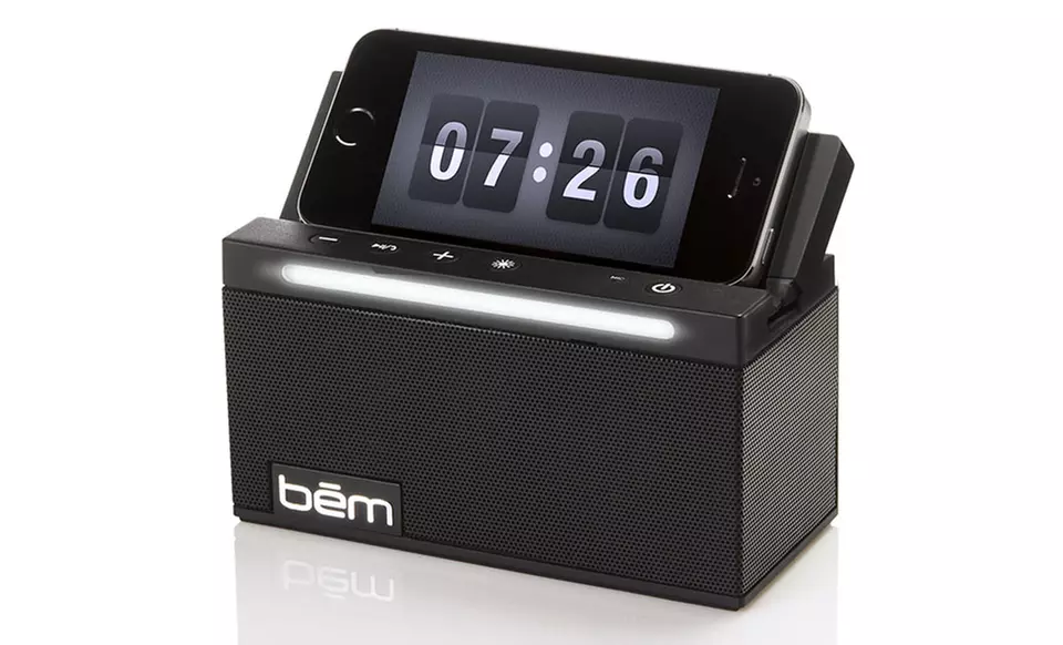 Bem Wireless Bluetooth Express Bedside Speaker with USB Charging Port - Primary Image