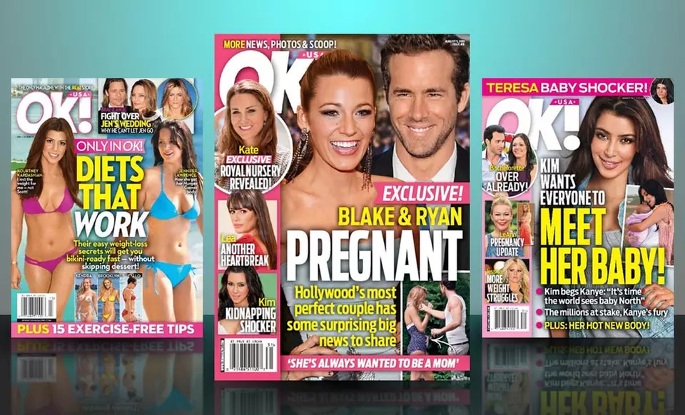 $24.99 for a One-Year Subscription to "OK!" Magazine ($59.95 Value). Free Shipping. - Primary Image