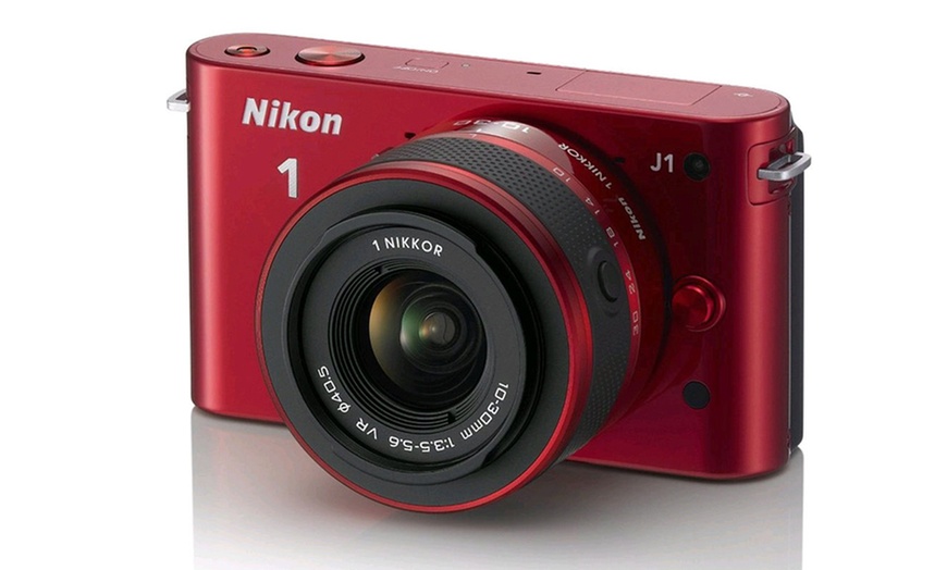 Nikon 1 J1 Digital SLR Camera with 10–30mm VR Lens | Groupon