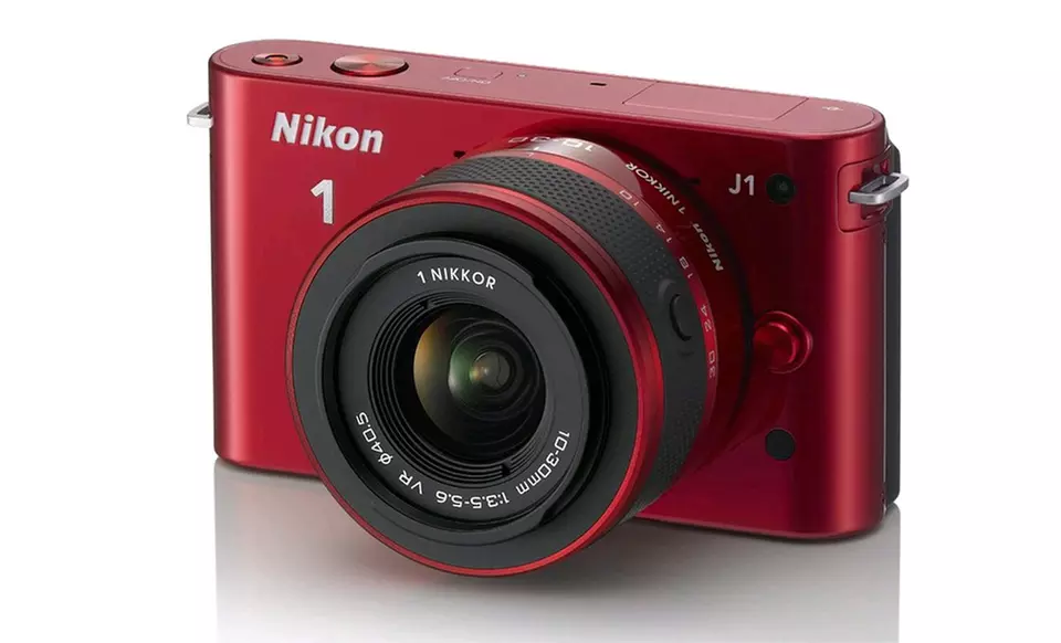 Nikon 1 J1 Digital SLR Camera with 10–30mm VR Lens (Manufacturer Refurbished)  - Second Medium