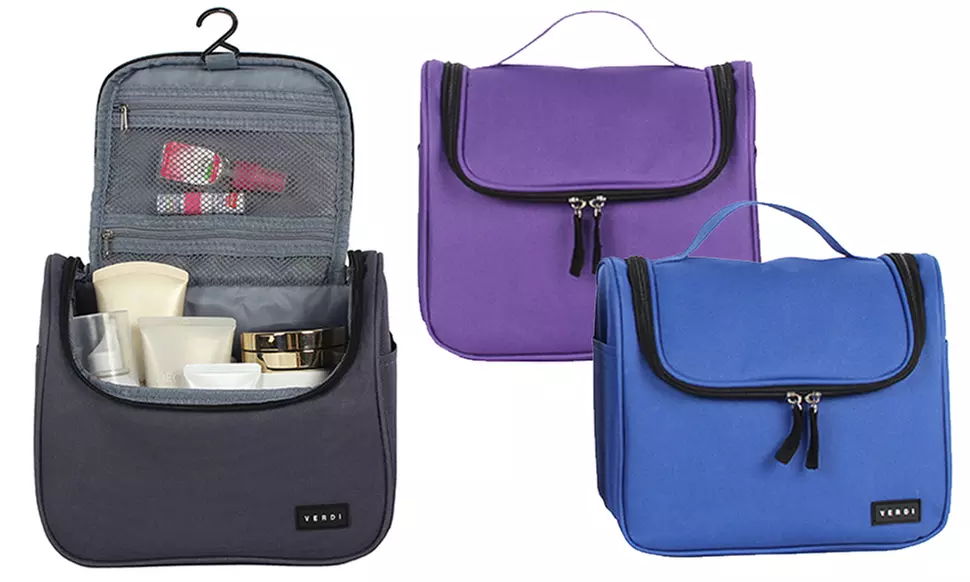 Verdi Hanging Travel Toiletry Essentials Organizer Bag - Primary Image