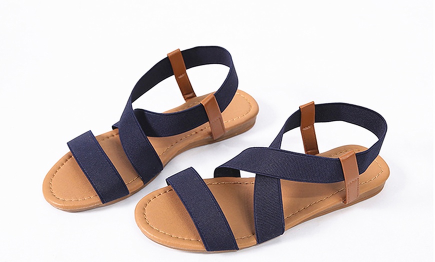 Image 8: Women's Fabric Strap Sandals