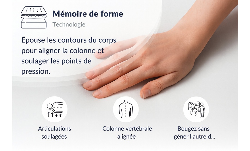 Image 10: Pack prêt à dormir, couette, oreillers et protège-matelas
