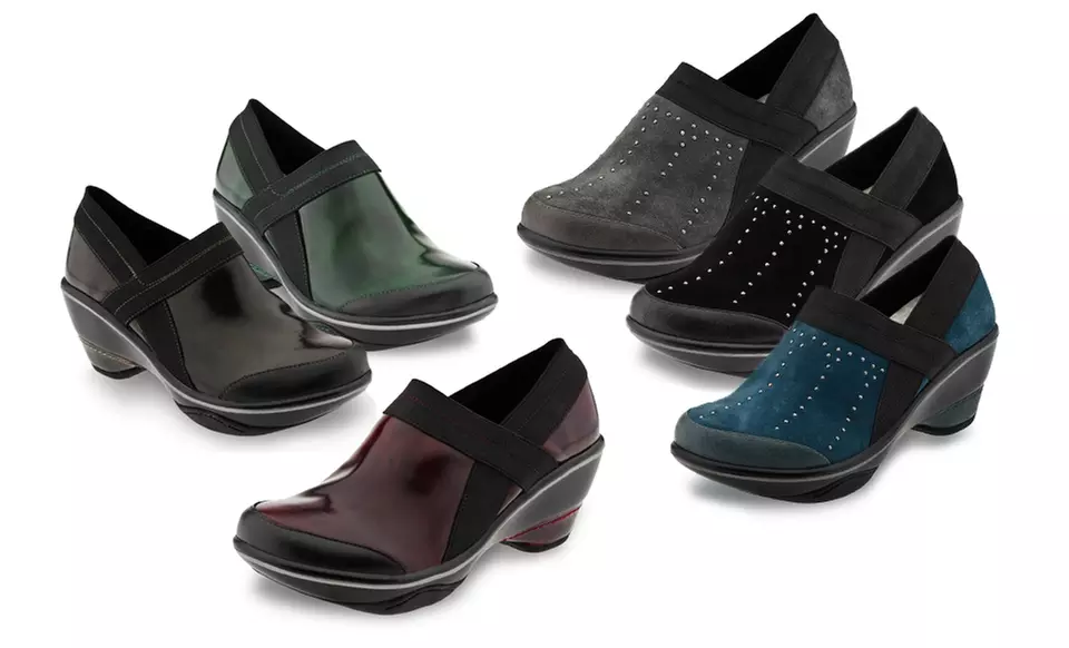 Jambu Women's Cali Boxy Comfort Wedge Shoes. Multiple Options Available. Free Returns. - Primary Image