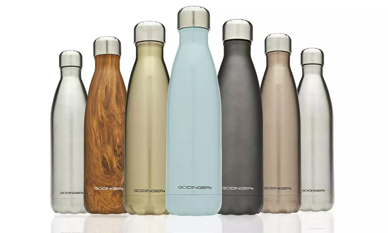 Godinger 24-Hour Insulated Stainless Steel Water Bottle - Primary Image