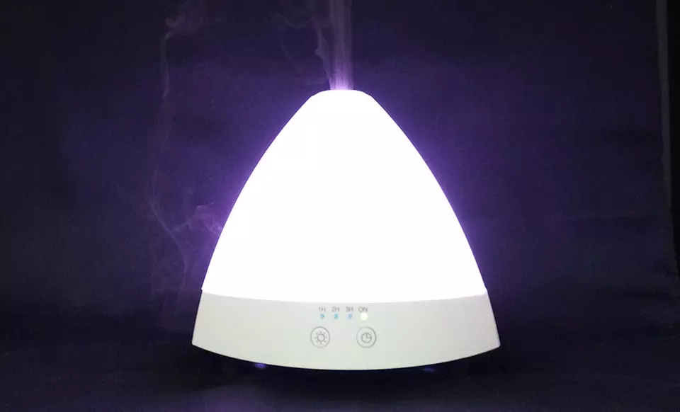 Ultrasonic Aroma Diffuser and Humidifier with Free 10ml Bottle of Eucalyptus Essential Oil - Primary Image