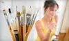 Three-Hour Painting Class with Complimentary Wine for One, Two, or Four at Citizen Space (Up to 82% Off)