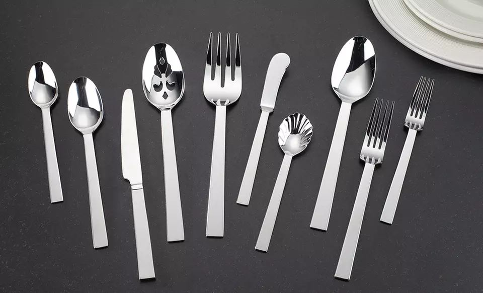 Cuisinart 65-Piece Flatware Set with Service for 12 and a 5-Piece Hostess Set - Primary Image
