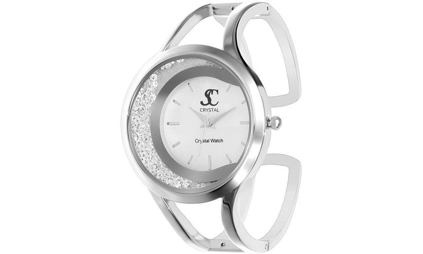 Image 6: Reloj adornado con cristales brillantes de SC Crystal