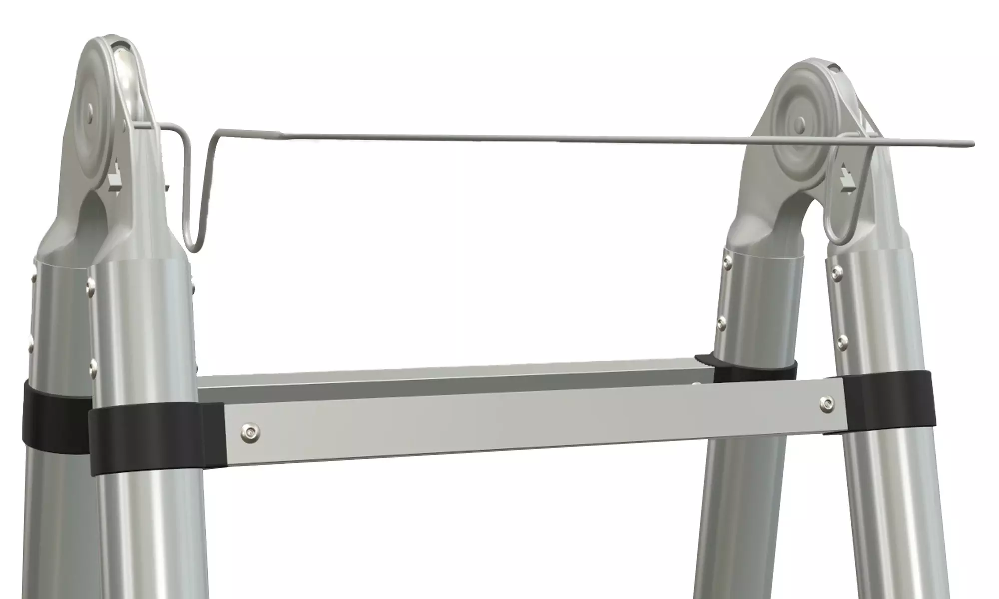 Échelle télescopique en aluminium rétractable de Herzberg