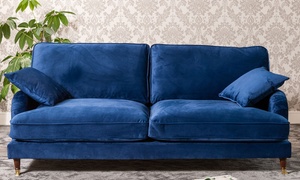 Callaway Contemporary Velvet Sofas