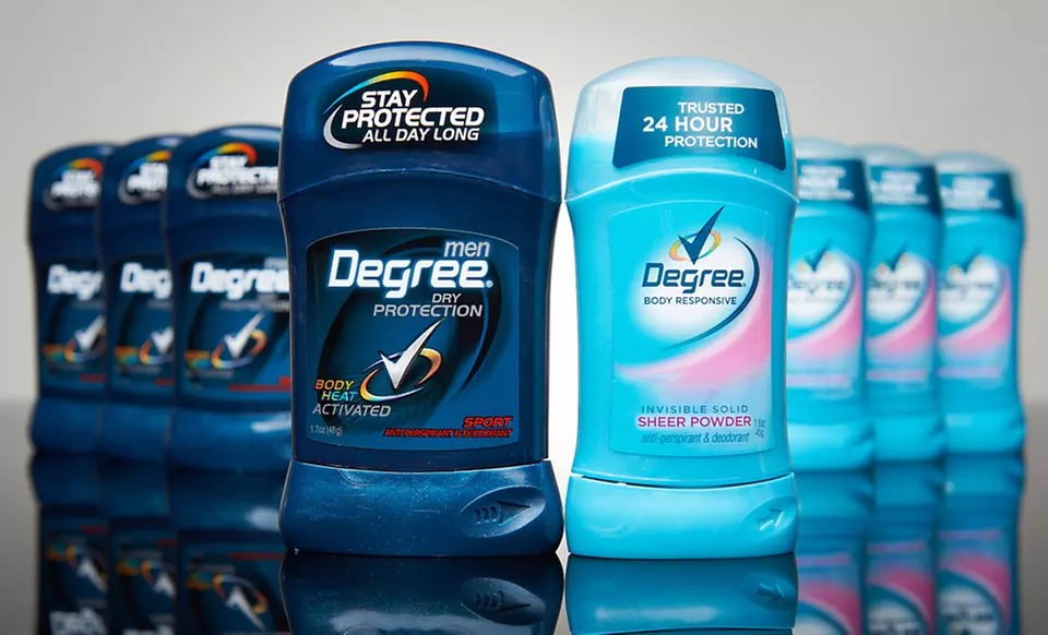 Four-Pack of Degree Deodorant for Men or Women (Up to 71% Off) - Primary Image