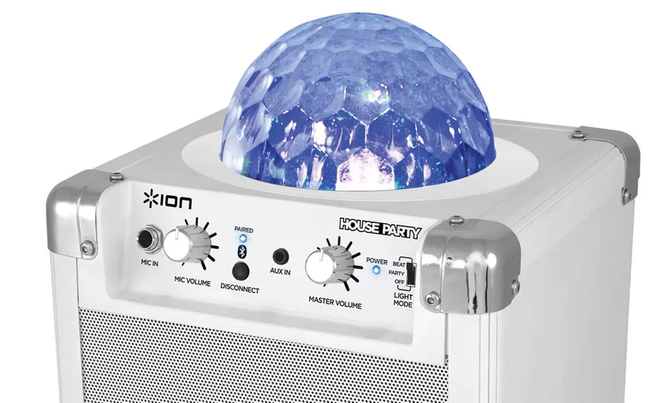 Ion House Party IPA18W Compact Bluetooth Speaker System in White. Free Shipping and Returns. - Second Medium