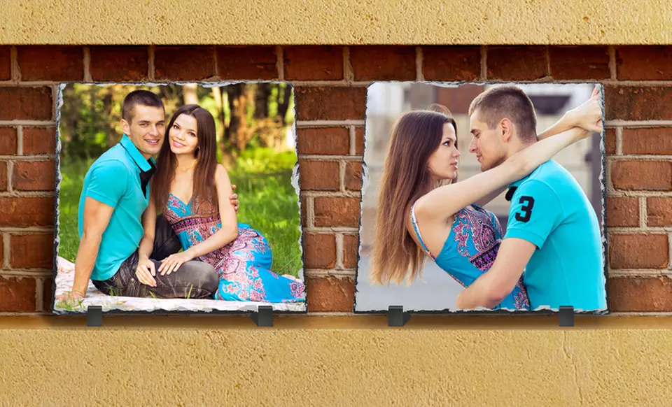 Custom Stone Slate Photo Prints from $5–$59 from PrinterPix - Second Medium