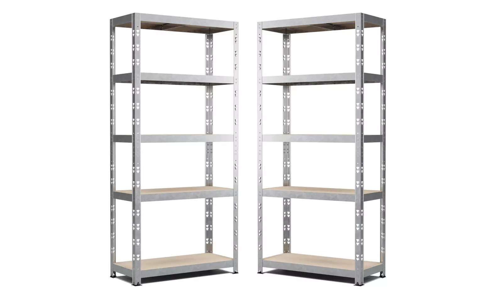 Étagère de rangement polyvalente en métal pour charges lourdes