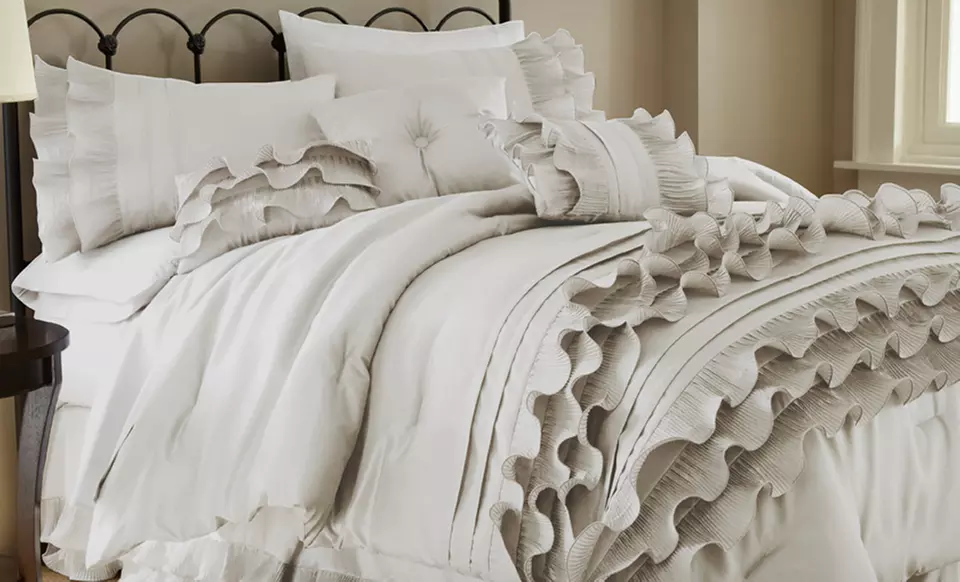 $69.99 for Embroidered/Embellished Comforter Set (Up to $249.99 List Price). Multiple Colors. Free Shipping and Returns. - Primary Image