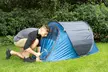 Pop-Up-Zelt für 2 oder 4 Personen in Blau-Grau - Second Medium