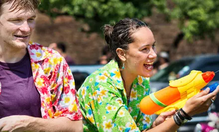5K Splash Dash Run for Two or Four Adults, or 5K Run for Two Adults and 1K Run for Two Kids on July 28 (Up to 61% Off)  - Primary Image