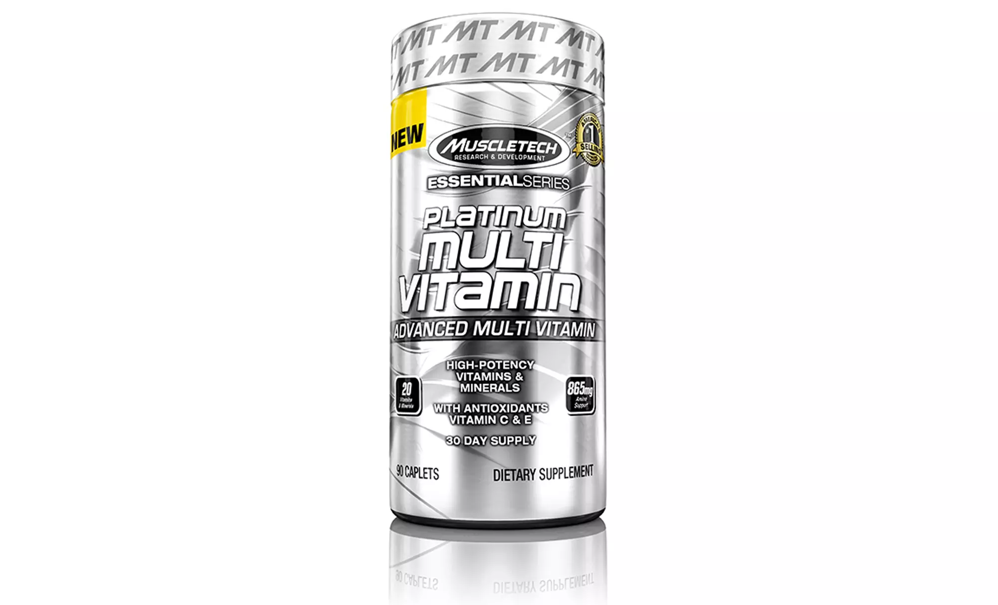 30-Servings Muscletech Essential Series Platinum Multivitamin - Primary Image