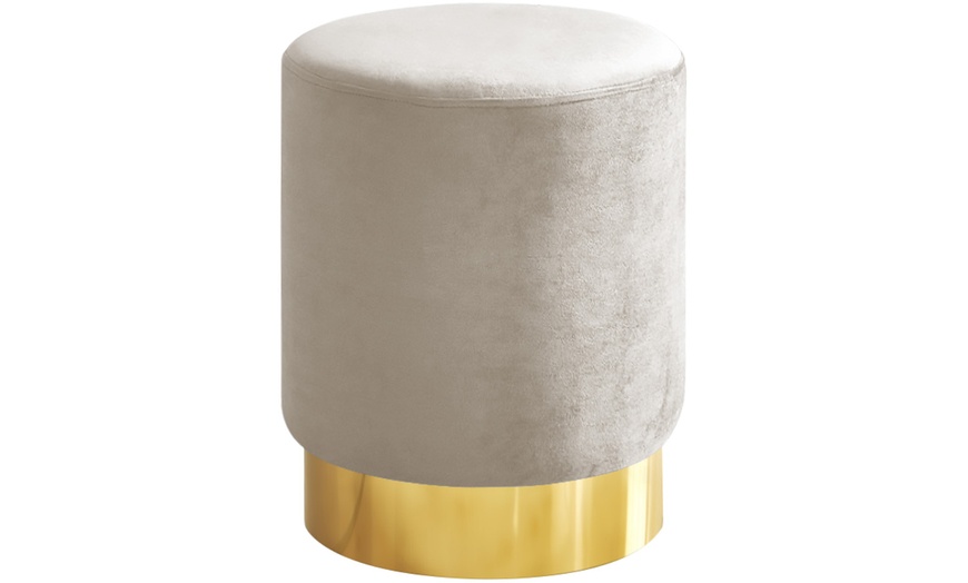 Image 5: Pouf con design a cilindro