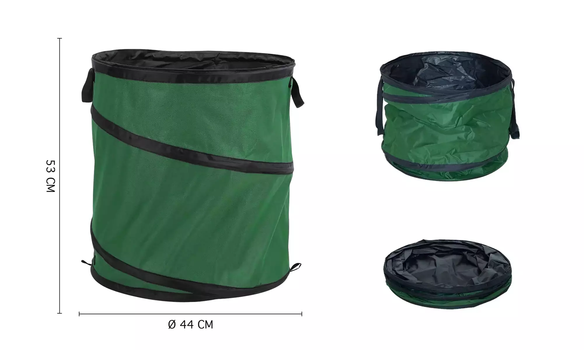 1 à 4 sacs de jardin pliables pour les déchets