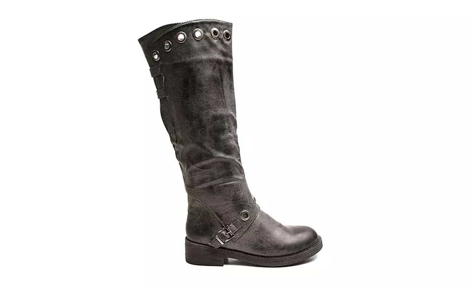 2LipsToo Riding Boots in Black or Brown. Free Returns. - Primary Image