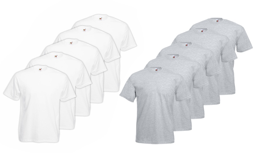 Image 3: Pack de 10 camisetas Fruit of the Loom