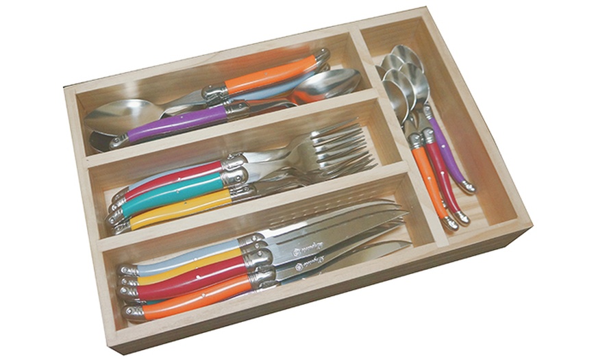 Image 5: Laguiole 24-Piece Cutlery Set