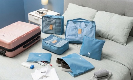 Innovagoods Set d organisateurs InnovaGoods ,Sac à chaussures de voyage Doshen InnovaGoods 12 chaussures, Blue