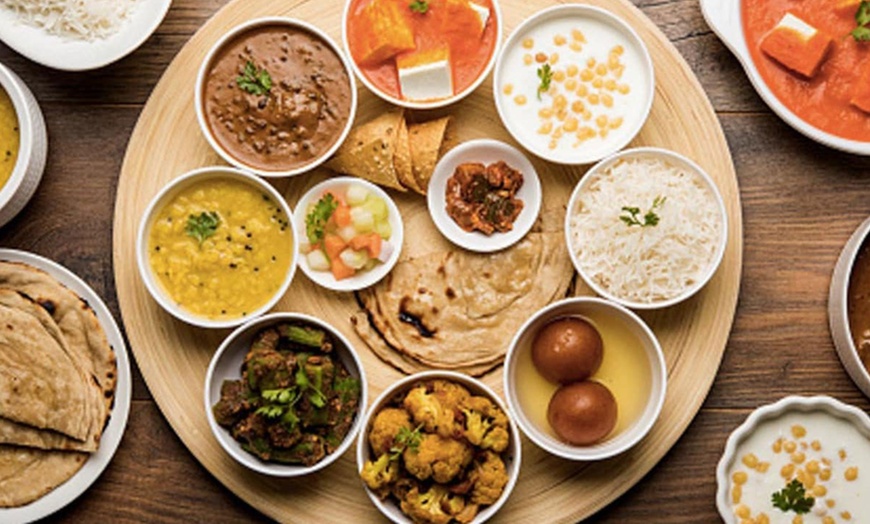 Image 1: Thali at Desi Chaatwala