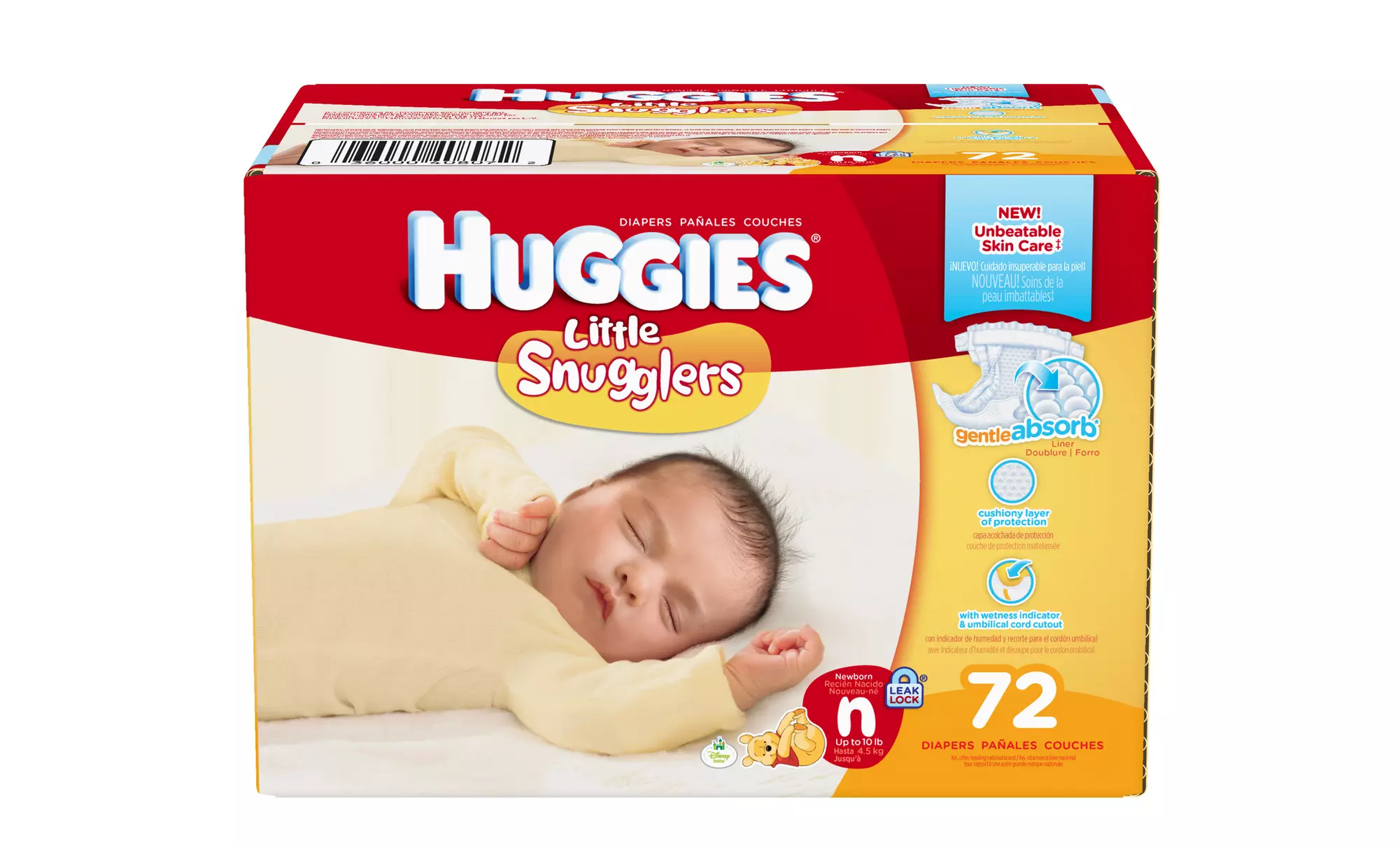 Huggies Little Snugglers Diapers; Newborn (72ct.), Size 1 (216ct.), or Size 2 (186ct.) + 5% Back in Groupon Bucks - Second Medium