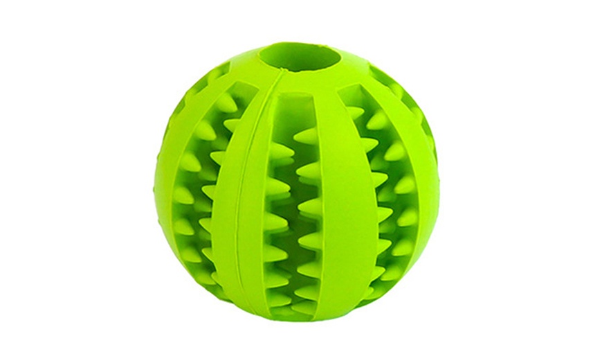 Image 12: Dog Chewing Ball Toy