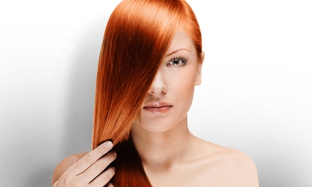 permanent hair straightening groupon