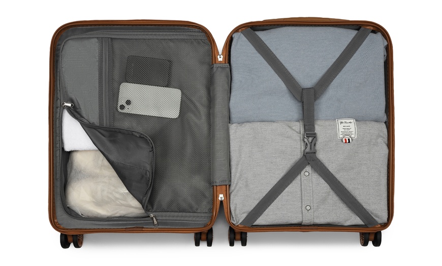 Image 6: Lightweight Hard Shell ABS+PC Suitcase with TSA Lock 