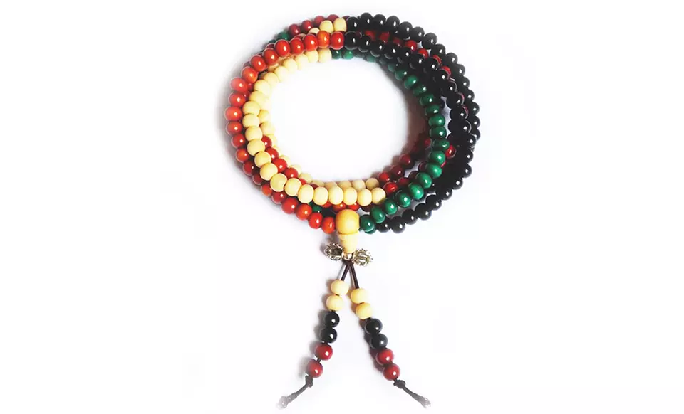 Viva Beads Convertible Yoga Necklace and Wrap Bracelet. Multiple Colors Available. Free Returns. - Second Medium