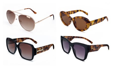 Storm Women's Fashion Sunglasses With Uv Protection And Branded Pouch: Oversized Square In Tortoiseshell