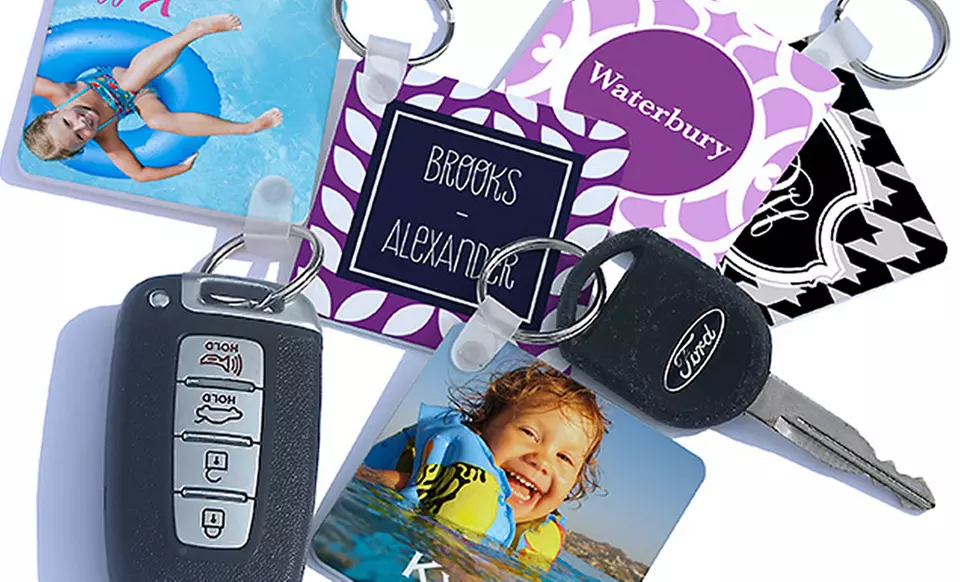 1 or 2 Personalized Keychains from Paper Concierge from $10–$15 - Second Medium